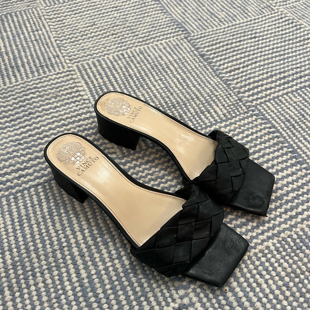 Vince Camuto block heel mule